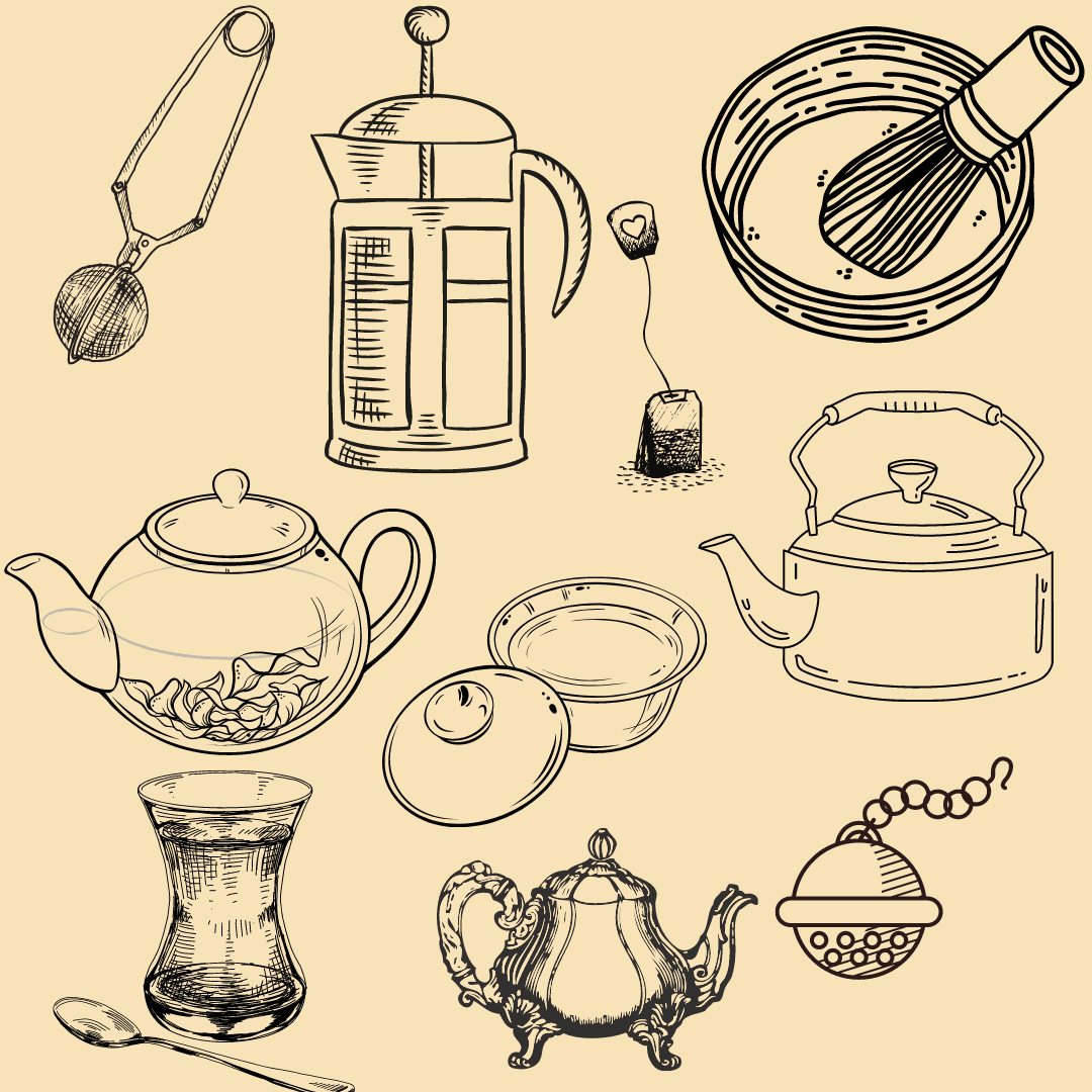 Acessórios para chá - Qual o seu favorito? Capins Da Terra