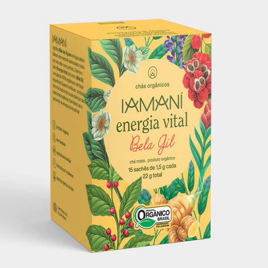 Chá Orgânico Energia Vital - Bela Gil | 15 sachês