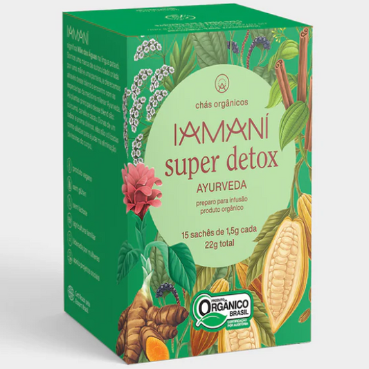 Chá Orgânico Super Detox Ayurveda | 15 sachês